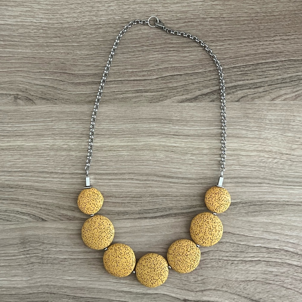 Lava Stone Essential Oil Necklace